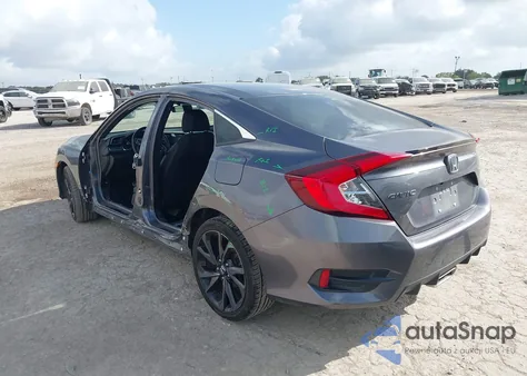 2020 Honda Civic Sport from USA, damaged, VIN 19XFC2F89LE000584